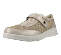 PITILLOS - 20303 Zapato Casual Mujer con Cinta Adhesiva Plantilla de Gel Extraíble y Suela EVA Antideslizante Mujer Color: Oro Talla: 40
