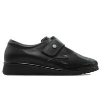PITILLOS - Blucher,mocasín,Zapato con Tira adesiva,Casual,de Piel y Tela,Plantilla Extraible,Deportivo para: Mujer Color: Negro Talla:37
