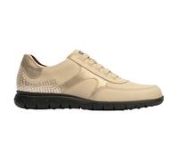 PITILLOS - Blucher,Zapato de cordón elástico,Casual,de Piel,Plantilla Extraible,Deportivo,Sneakers para: Mujer Color: Piedra Talla:36