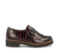 PITILLOS - Mocasín de Piel Charol 10772 para: Mujer Color: Burdeos Talla: 36