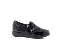PITILLOS - Mocasín,Zapato de cuña,Gomas en los Lados,Suela de Goma,Plantilla Extraible,clásico,Piel y Tela para: Mujer Color: Negro Talla:41