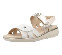 PITILLOS - Sandalia de Tiras Ajustables y Plantilla Acolchada 991408 Cuero Mujer Color: Glacial Talla: 38