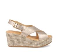 PITILLOS - Sandalia en Piel, cuña 11270 para: Mujer Color: Oro Talla: 37