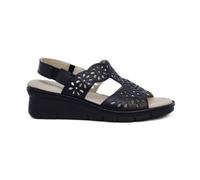 PITILLOS - Sandalia Piel troquelada Plantilla extraíble - 11012 para: Mujer Color: Negro Talla: 36