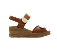 PITILLOS - Sandalia Plataforma Madera - 11054 para: Mujer Color: Cuero Talla: 35