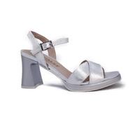 PITILLOS - Sandalia tacón Plataforma - 11223 para: Mujer Color: Plata Talla: 36