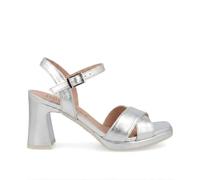 PITILLOS - Sandalia tacón Plataforma - 11223 para: Mujer Color: Plata Talla: 39