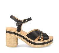 PITILLOS - Sandalias plataforma en piel 30213 para: MUJER color: NEGRO talla: 40