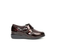 Pitillos - Zapato de Mujer 10025 Marrón Piel Ajuste Velcro