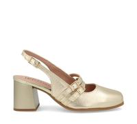 PITILLOS - Zapato Destalonado con tacón en Piel 10495 para: Mujer Color: Oro Talla: 37