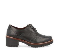PITILLOS - Zapato Oxford con tacón en Piel 20221 para: Mujer Color: Negro Talla: 39