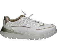 PITILLOS Zapatos de Piel Mujer - Zapato Oxford Blanco con Detalles - Zapato Estiloso con Cordones Decorativos - Slip On Cómodos - Modelo 11094 - 37 EU