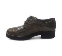 PITILLOS Zapatos Oxford de Piel Charol Marrón Mujer, con Cordones, Elegantes, Cómodos y Ligeros, (Marrón, Sistema Tallas Calzado EU, Adulto, Mujer, Números, Mediano, 41)