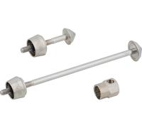 Pitlock Set de bloqueadores 01 rueda delantera + Tija de sillín gris one_size