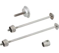 Pitlock Set de bloqueadores 03/GA rueda delantera + rueda trasera + Ahead gris one_size