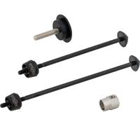 Pitlock Set de bloqueadores 03/GA rueda delantera + rueda trasera + Ahead negro one_size