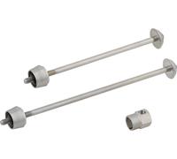 Pitlock Set de bloqueadores 03 rueda delantera + rueda trasera gris one_size