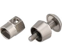 Pitlock Set de bloqueadores 08 para punteras roscadas gris one_size