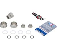 Pitlock Set de bloqueadores M10 para ejes macizos Rohloff doble