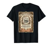 Pitmaster Reserve BBQ - Etiqueta de Whisky Bourbon Lento Ahumado Camiseta
