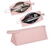 Pitrumo Bolsa de almacenamiento portátil de viaje compatible con secador de pelo Dyson Supersonic/Dyson Airwrap Styler/Dyson Corrale/Shark Flexstyle Air Styling & Drying System, rosa