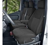 pitshop24de Fundas de asiento compatibles con Mercedes Sprinter para el W907 Fundas de asiento delantero del conductor del pasajero doble