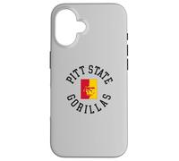 Pitt State Gorillas Classic Collegiate Circle Graphic Carcasa para iPhone 16