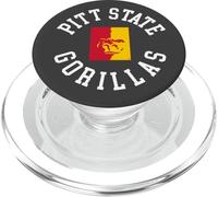 Pitt State Gorillas Classic Collegiate Circle Graphic PopSockets PopGrip para MagSafe