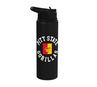 Pitt State Gorillas Classic Collegiate Circle Graphic Stainless Steel Insulated Water Bottle