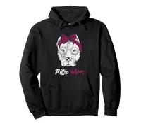 Pittie Mom American Pit Bull Terrier Amante de las mascotas Perro Mamá Sudadera con Capucha