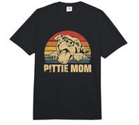 Pittie Mom Pitbull Mama Dog Lovers Gift Mothers Day Gift Comfort Colors Adult Heavyweight T-Shirt