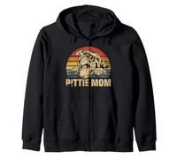 Pittie Mom Pitbull Mama Dog Lovers Gift Mothers Day Gift Sudadera con Capucha