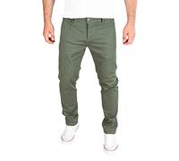 PITTMAN Andrew - Pantalón Chino para Hombre Slim Fit, Verde (Beetle 190312), W30/L30