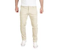 PITTMAN Andrew - Pantalones de Tela Beige para Hombre - Pantalones de Tela Slim Fit - Pantalón Chino para Hombres, Beige (Rainy Day 135304), W34/L30