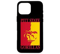 Pittsburg State University Gorillas Pitt State Logo Carcasa para iPhone 16 Pro MAX