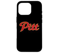 Pittsburg State University Gorillas Pitt State Script Logo Carcasa para iPhone 16 Pro