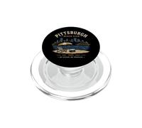 Pittsburgh Beach Club No Ocean No Problem Yinz PGH 412 Amor PopSockets PopGrip para MagSafe