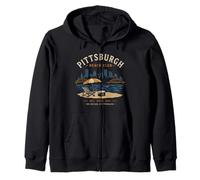 Pittsburgh Beach Club No Ocean No Problem Yinz PGH 412 Amor Sudadera con Capucha