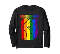 Pittsburgh LGBT Pride Month LGBTQ Rainbow Flag For Gay Manga Larga