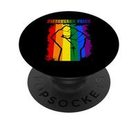 Pittsburgh LGBT Pride Month LGBTQ Rainbow Flag For Gay PopSockets PopGrip Adhesivo