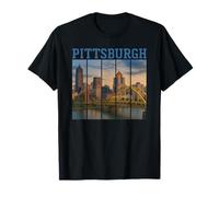 Pittsburgh Pennsylvania Allegheny Steel Burgh City Puentes Camiseta