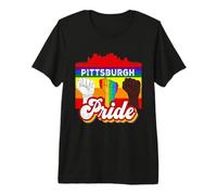 Pittsburgh Pennsylvania Pride Rainbow Gay Pride Flag LGBT Camiseta Premium