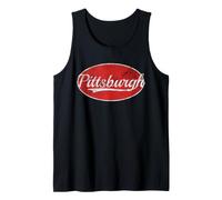 Pittsburgh Pennsylvania Steel City Varsity Art Camiseta sin Mangas