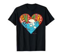 Pitufos Amante Pitufo Enamorado San Valentín Corazón Amor Más Retro Camiseta