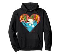 Pitufos Amante Pitufo Enamorado San Valentín Corazón Amor Más Retro Sudadera con Capucha