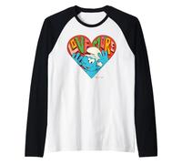Pitufos Amante Pitufo Enamorado San Valentín Corazón Amor Retro Más Camiseta Manga Raglan