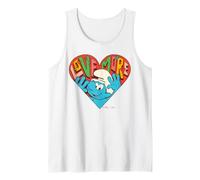 Pitufos Amante Pitufo Enamorado San Valentín Corazón Amor Retro Más Camiseta sin Mangas