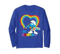 Pitufos Arco Iris Artístico Pitufo Creativo Timeless Genius Pop Manga Larga