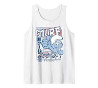 Pitufos Aventura Pitufo Tokio Japón Viaje Divertido Clásico Comic Camiseta sin Mangas