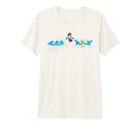 Pitufos Big Papa Equipo De Dibujos Animados 80s 90s Lindo Retro Clásico Divertido Camiseta Premium